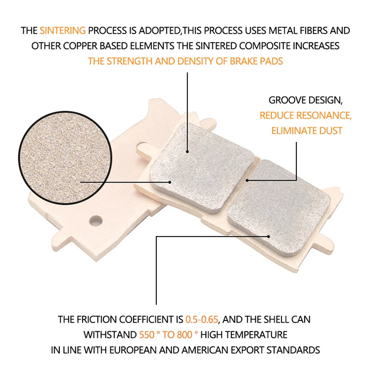 Motorcycle Front Rear Brake Pads for BMW R 1200GS R1200GS Adventure R1200R R1200RS R 1200 RT 1200 RS R 1200 GS