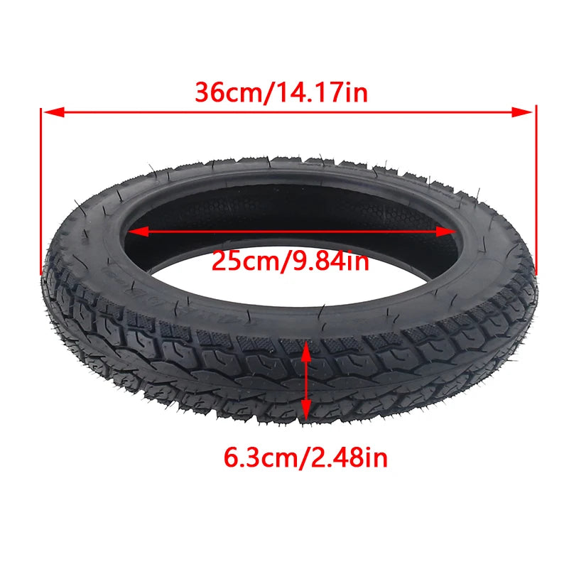14x2.50 Vacuum Tire 2.50-10 Tubeless tyre Fits for 14 Inch Electric Bicycle Vehicle Wheel 14*2.50 Tyre Parts