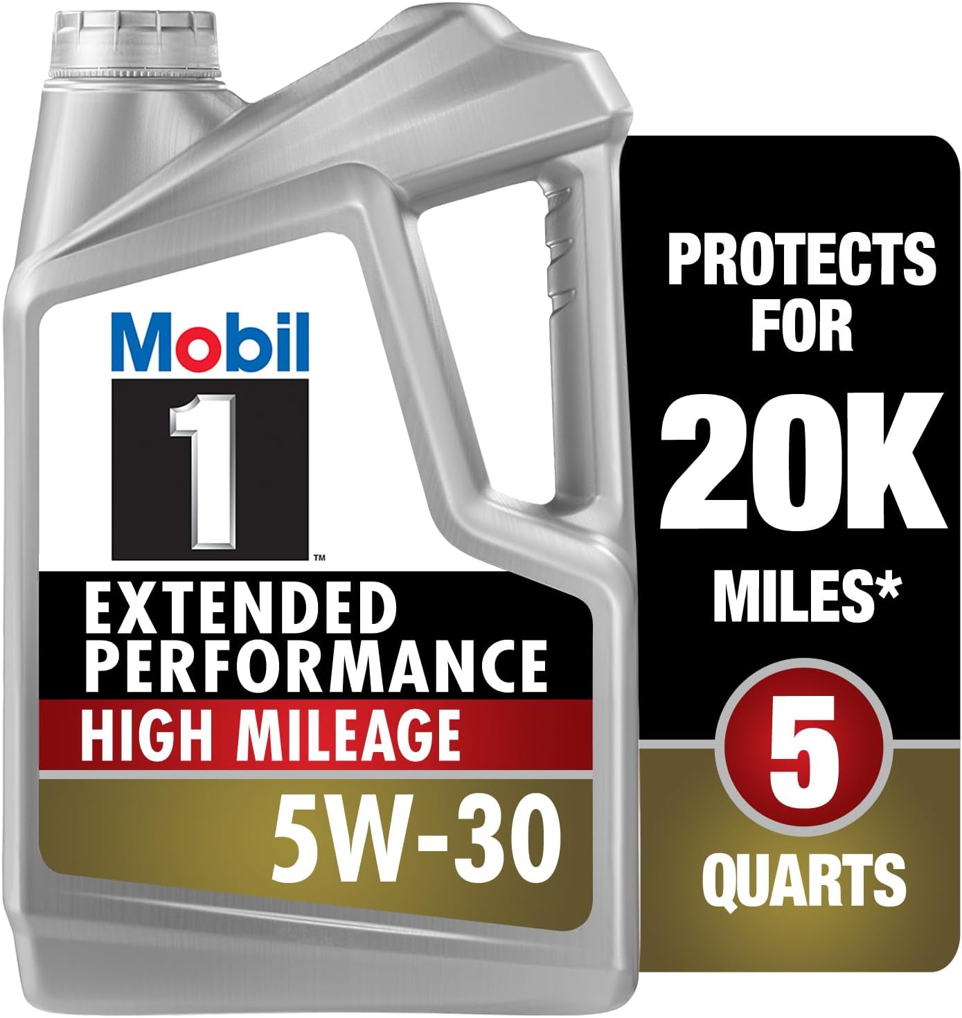 Mobil 1 Truck & SUV Full Synthetic Motor Oil ，5 Quart