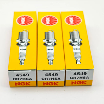 1pcs Original NGK Spark Plug CR7HSA #4549 For CBT125 Haomai GY6 Ghost Fire Fuxi Qiaoge