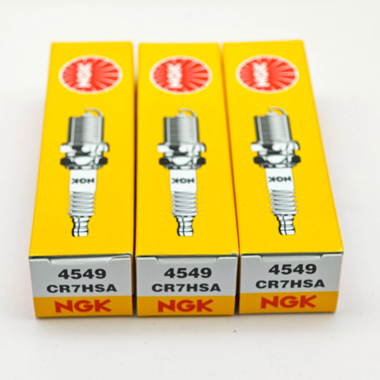 1pcs Original NGK Spark Plug CR7HSA #4549 For CBT125 Haomai GY6 Ghost Fire Fuxi Qiaoge