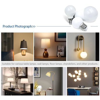 LED Bulb E14 E27 AC 220V Light Bulb SMD2835 Real Power 3W 6W 9W 12W 15W 18W 20W 24W High Brightness Lampada Led Bombillas