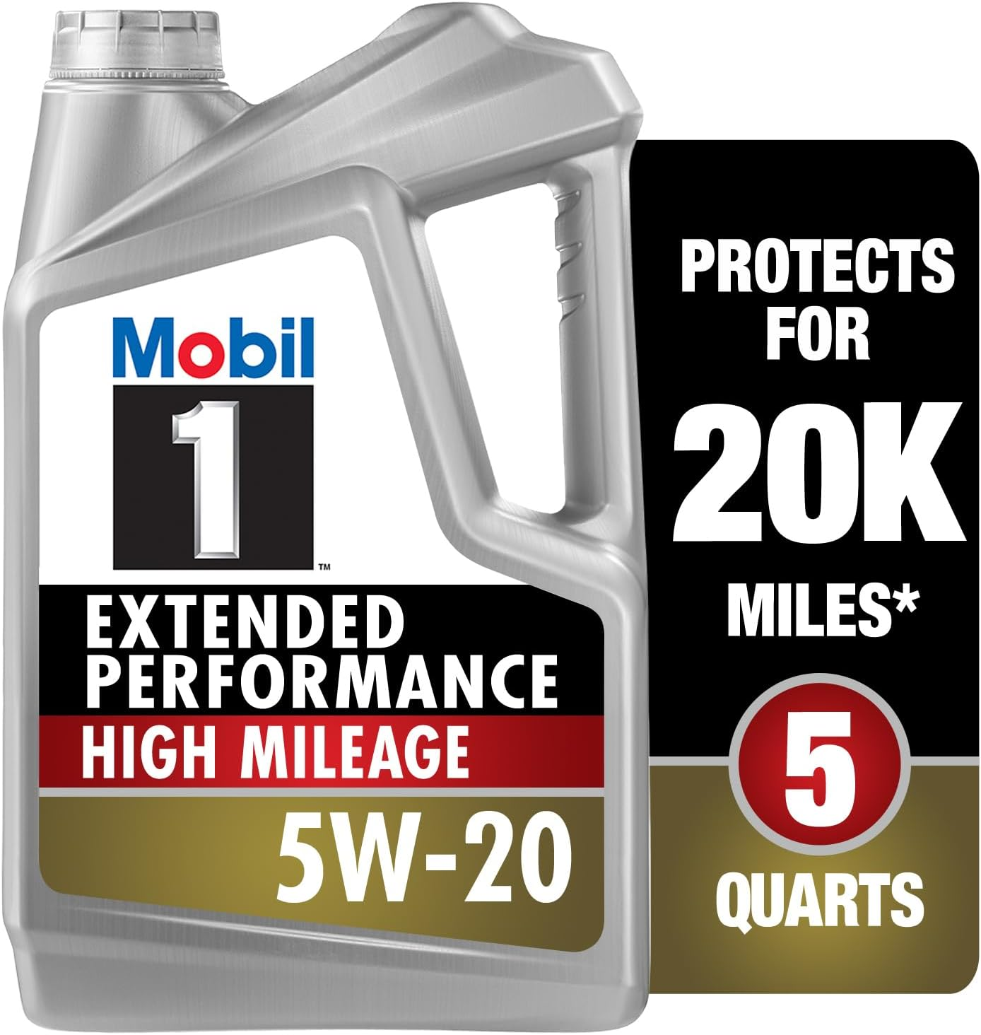 Mobil 1 Truck & SUV Full Synthetic Motor Oil ，5 Quart